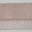 上布切り継ぎの名古屋帯　前柄