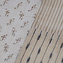 上布切り継ぎの名古屋帯　質感・風合