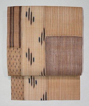 芭蕉布切り継ぎの名古屋帯