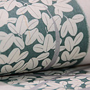 萩とナデシコ麻半幅帯　質感・風合