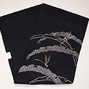 雪輪紋にトンボの絽名古屋帯　帯裏