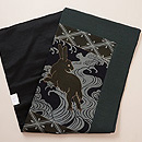 波ウサギの剥ぎ名古屋帯　帯裏