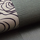 波ウサギの剥ぎ名古屋帯　質感・風合