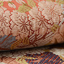 花筏の唐織名古屋帯　質感・風合