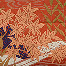 花筏の唐織名古屋帯　質感・風合