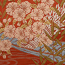 花筏の唐織名古屋帯　質感・風合