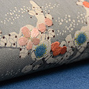 梅木に鶴の着物崩し名古屋帯 質感・風合