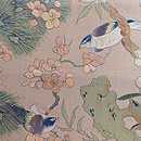 桜に小鳥織り名古屋帯　前柄