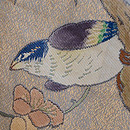 桜に小鳥織り名古屋帯　質感・風合