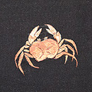 猿かに合戦文様繋ぎ名古屋帯　質感・風合