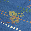 霞に枝梅文様織り名古屋帯　質感・風合