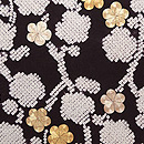 梅文様名古屋帯　前柄