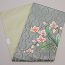 立涌に春蘭の刺繍開き名古屋帯　帯裏