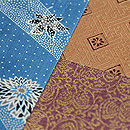 百種継ぎ開き名古屋帯　質感・風合