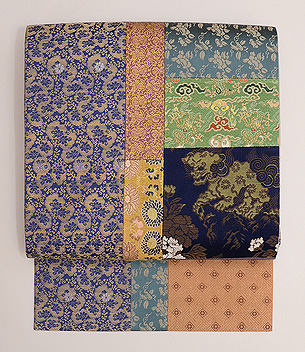 百種継ぎ開き名古屋帯