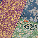 百種継ぎ開き名古屋帯　質感・風合