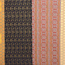 龍村平蔵製 名物裂継ぎ開き名古屋帯　前柄