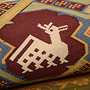 龍村平蔵製 名物裂継ぎ開き名古屋帯　質感・風合