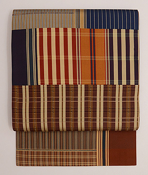 龍村平蔵製 名物裂継ぎ開き名古屋帯