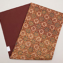 パトラ文様金更紗開き名古屋帯　帯裏