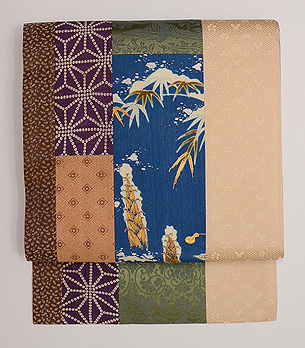 たけのこの継ぎ名古屋帯