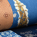 たけのこの継ぎ名古屋帯　質感・風合