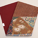 更紗の型写し継ぎ名古屋帯　帯裏