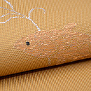 龍村平蔵製 鮎文様紗袋帯　質感・風合