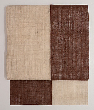 麻の切継名古屋帯