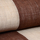 麻の切継名古屋帯　質感・風合