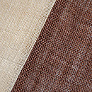 麻の切継名古屋帯　質感・風合