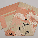 秋草の図刺繍付帯　帯裏