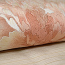 秋草の図刺繍付帯　質感・風合