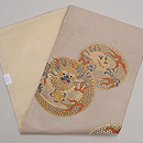 龍丸文様紗の名古屋帯　帯裏