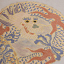 龍丸文様紗の名古屋帯　質感・風合