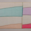 ポジャギ崩し夏名古屋帯　前柄