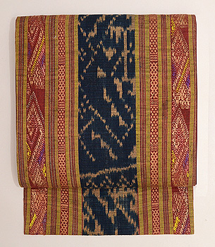 ラオス緯浮織の名古屋帯