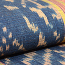 ラオス緯浮織の名古屋帯　質感・風合