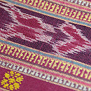 ラオス緯浮織の名古屋帯　質感・風合