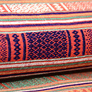 ラオス緯浮織の名古屋帯　質感・風合