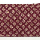 インド金銀紋織名古屋帯　前柄