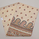 インド フルカリ刺繍の名古屋帯　帯裏