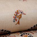インド フルカリ刺繍の名古屋帯　質感・風合