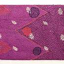 インド カンタワークの帯　前柄