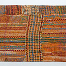 インド カンタワークの帯　前柄