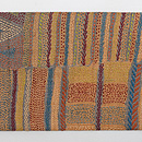 インド カンタワークの帯　前柄