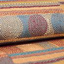 インド カンタワークの帯　質感・風合