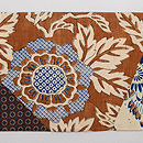 和更紗継ぎ名古屋帯　前柄