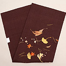 吹き寄せ文様刺繍名古屋帯　帯裏