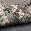 満月に萩文様名古屋帯　質感・風合